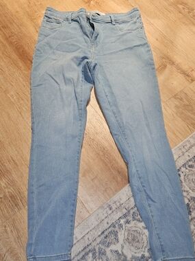 Womens Light Blue Washed Denim Co Primark Care Jeans Pants Size 12 Skinny